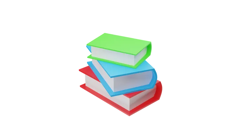 Libros  3D Icon