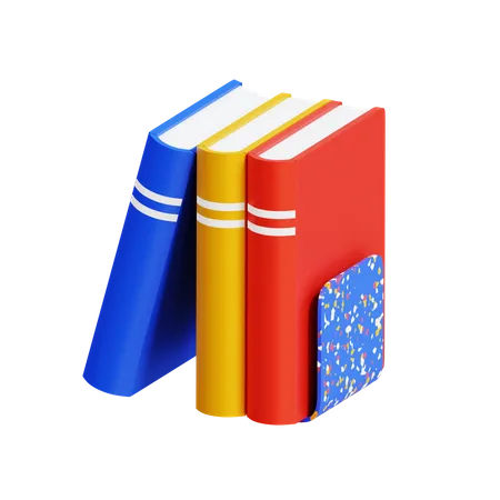 Libros  3D Icon