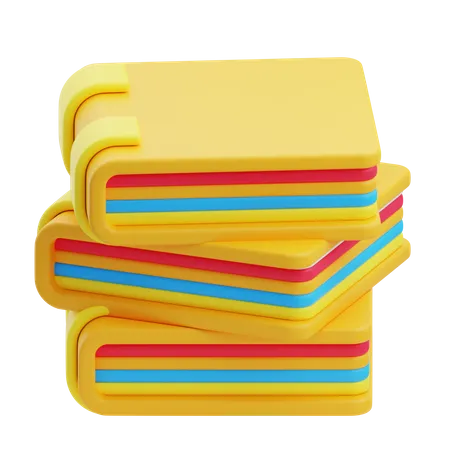 Libros  3D Icon