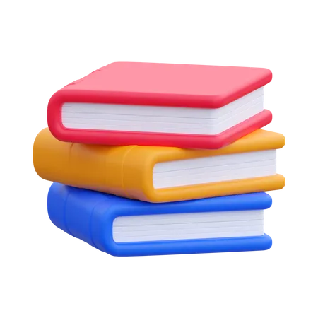 Libros  3D Icon