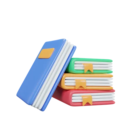 Libros  3D Icon