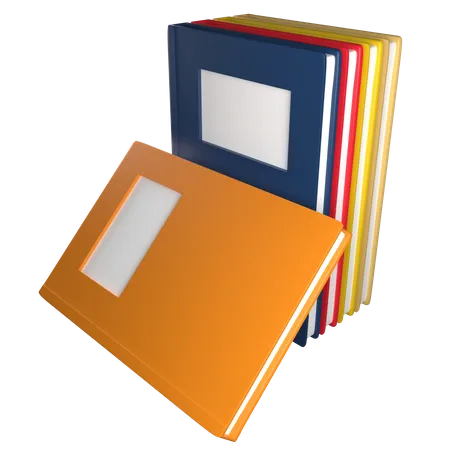 Libros  3D Icon