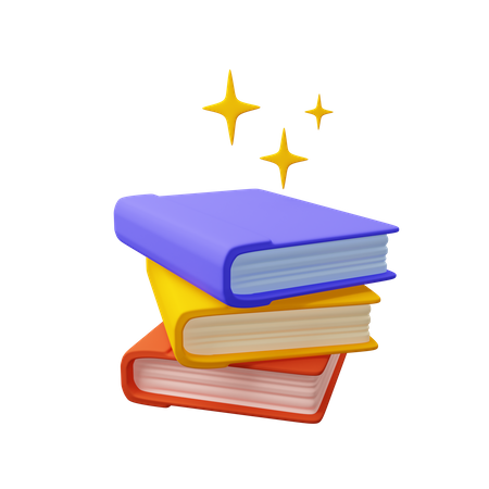 Libros  3D Icon