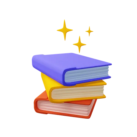 Libros  3D Icon