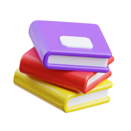 Libros  3D Icon