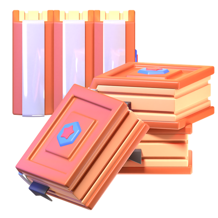 Libros de hechizos  3D Icon