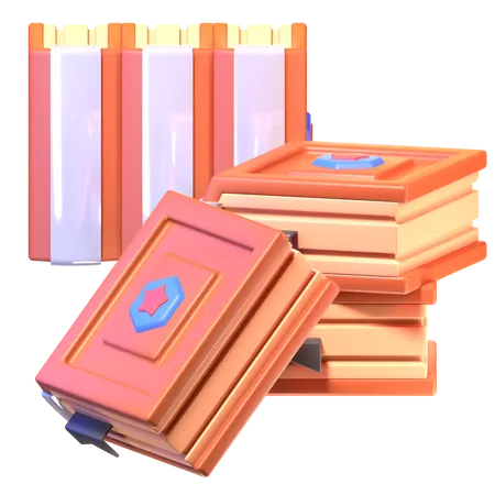 Libros de hechizos  3D Icon