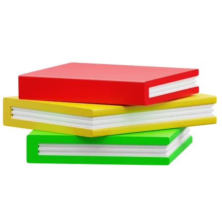 Libros escolares  3D Icon