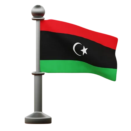 Libya Flag  3D Icon