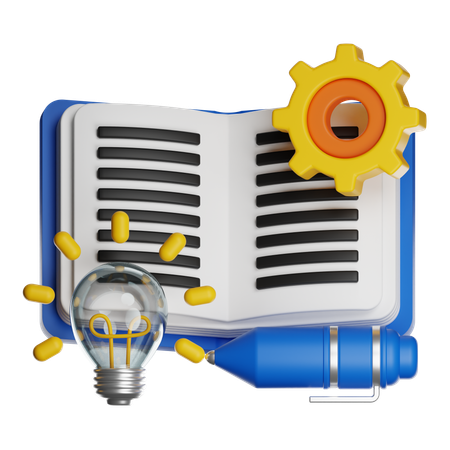 Lição  3D Icon