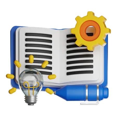 Lição  3D Icon
