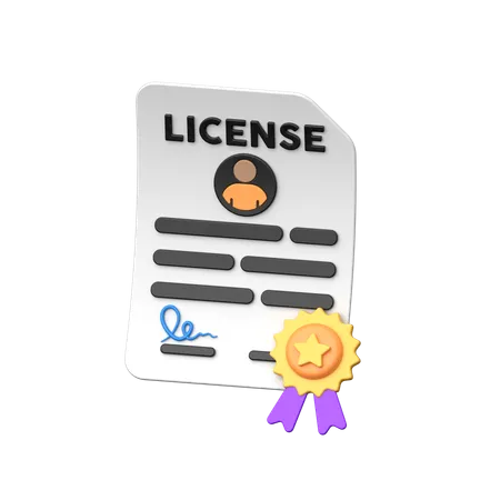 A Graphical Representation Symbolizing Permissions Authorizations Or Legal Certifications Required For Accessing Certain Digital Resources Or Activities 3D Icon