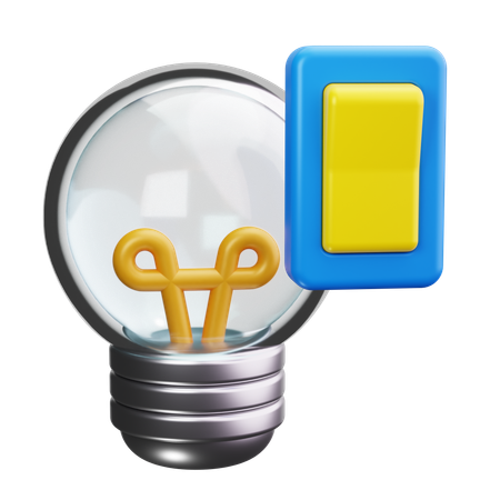 Lichtschalter  3D Icon