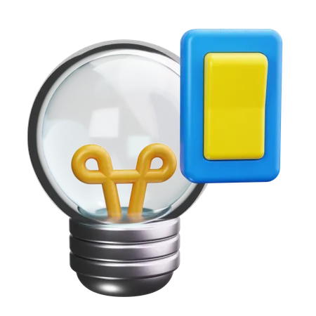 Lichtschalter  3D Icon