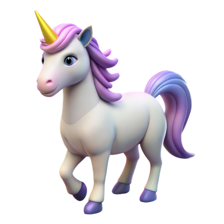 Licorne  3D Icon