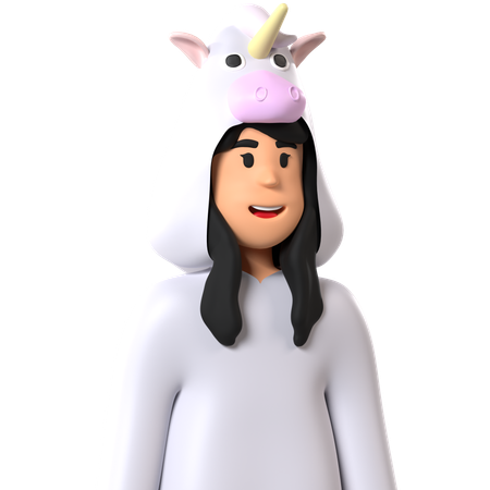 Licorne  3D Icon