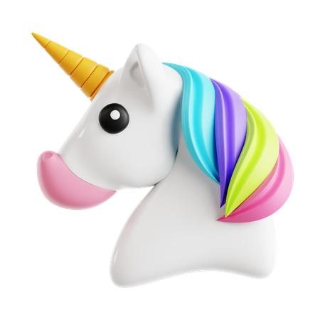 Licorne  3D Icon