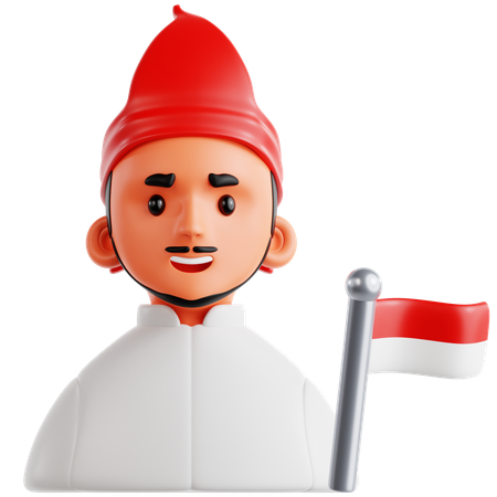 Líder rebelde  3D Icon