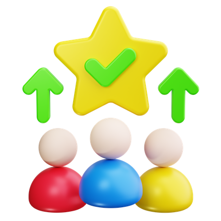 Liderança  3D Icon