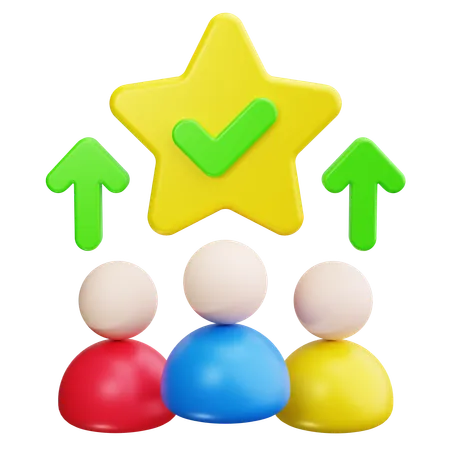 Liderança  3D Icon