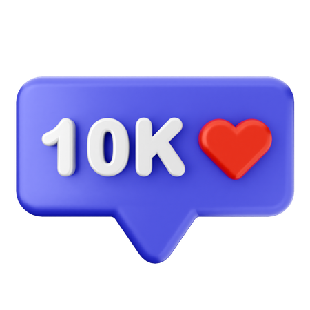 Liebe 10 K  3D Icon