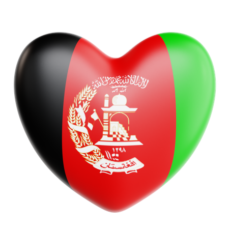 Liebe afghanistan  3D Icon