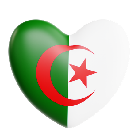 Liebe algerien  3D Icon