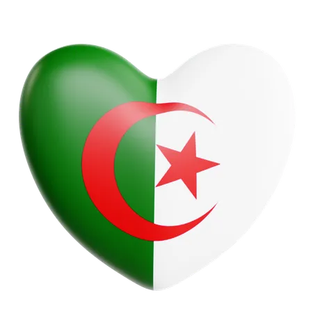 Liebe algerien  3D Icon