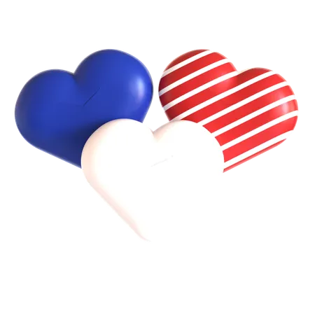 Liebe amerika  3D Icon