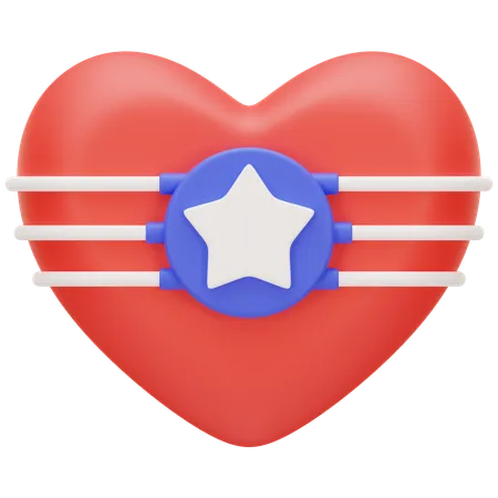 Liebe amerika  3D Icon