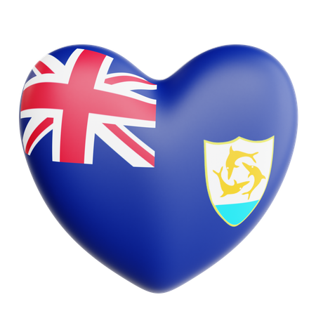 Liebe anguilla  3D Icon