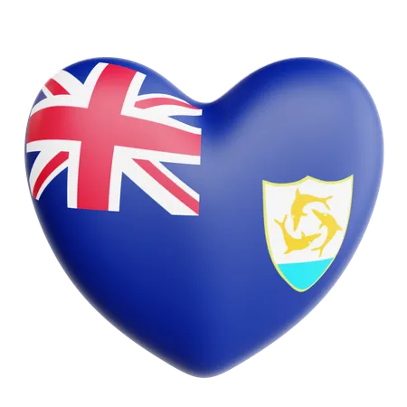 Liebe anguilla  3D Icon