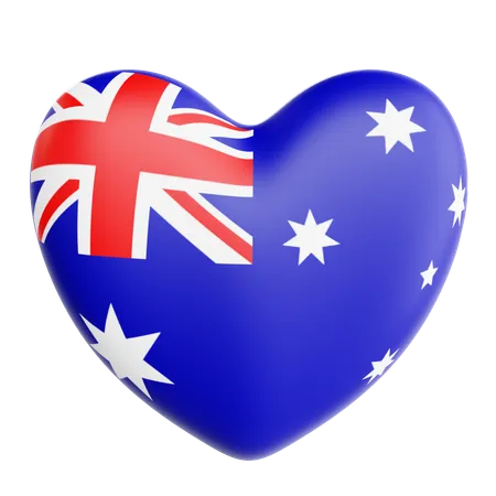 Liebe australien  3D Icon