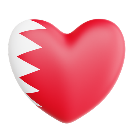 Liebe Bahrain  3D Icon