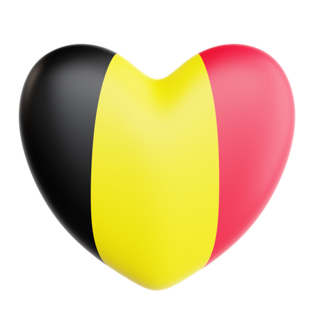 Liebe belgien  3D Icon