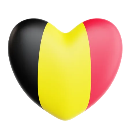 Liebe belgien  3D Icon