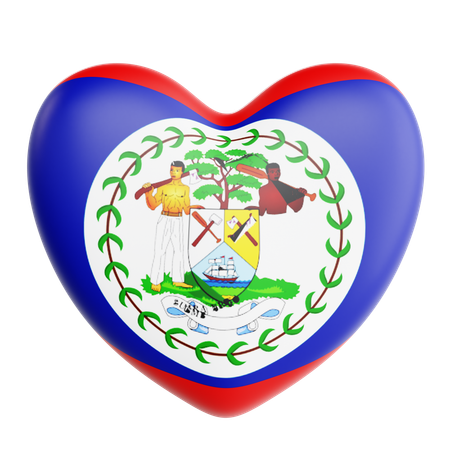 Liebe belize  3D Icon