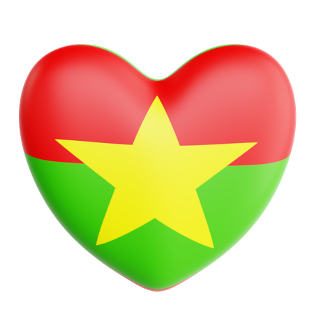 Liebe burkina faso  3D Icon