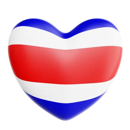 Ich liebe Costa Rica  3D Icon