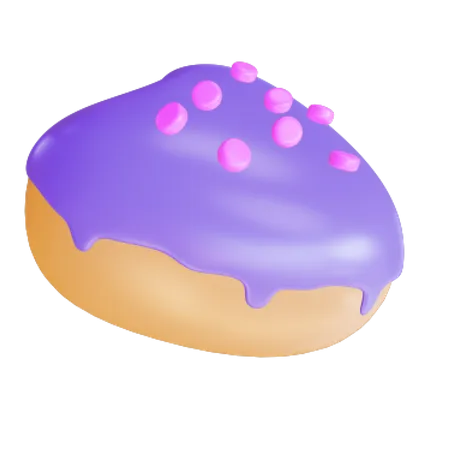 Liebe donut  3D Illustration