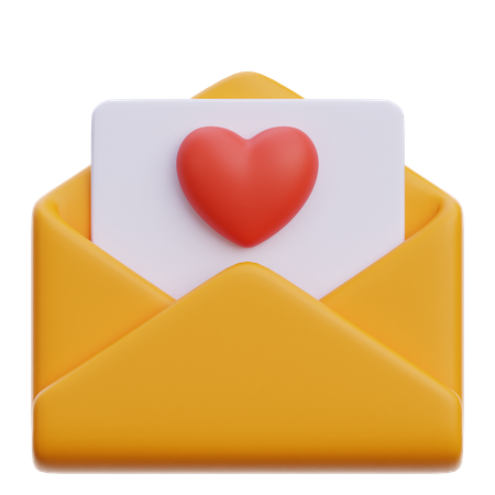 Liebe E-Mail  3D Icon