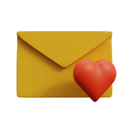 Liebe E-Mail  3D Icon