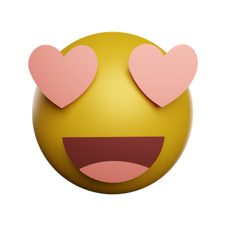 Liebe Emoji  3D Illustration