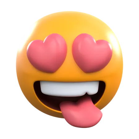 Liebes-Emoticon  3D Icon