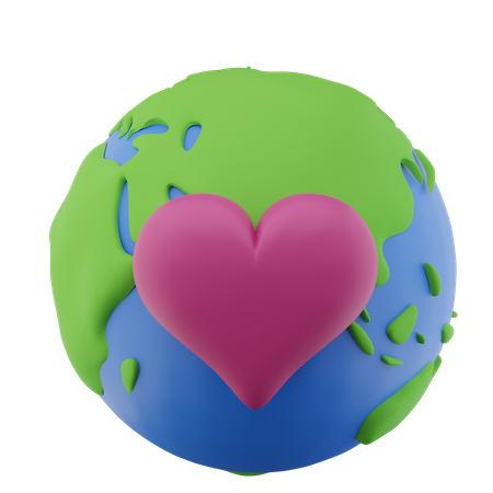 Liebe Erde  3D Icon