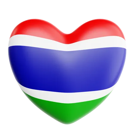 Liebe gambia  3D Icon