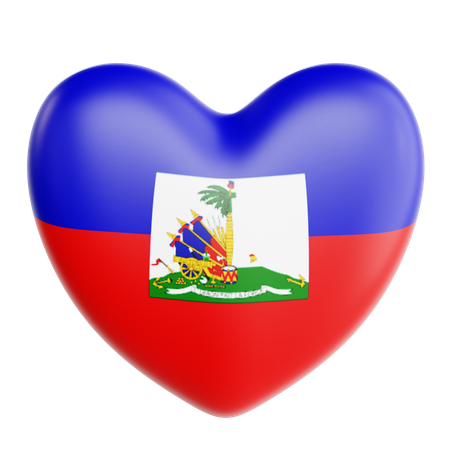 Liebe haiti  3D Icon