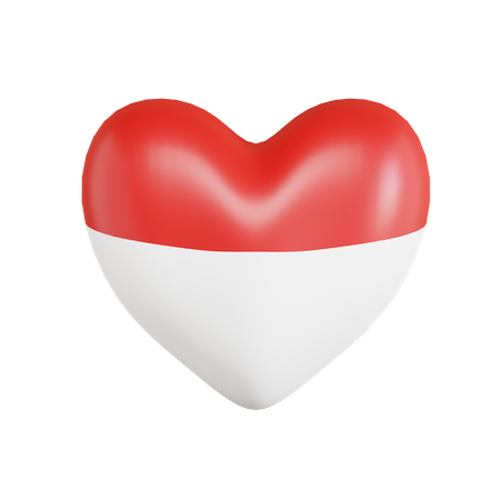 Liebe indonesien  3D Icon