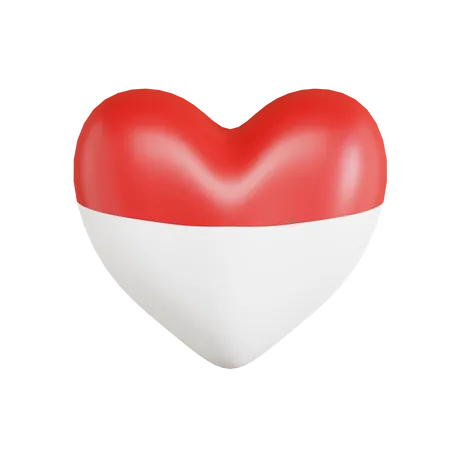 Liebe indonesien  3D Icon