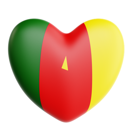 Liebe kamerun  3D Icon